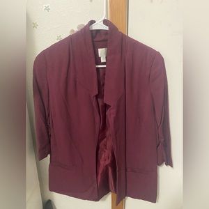 Purple/maroon Blazer